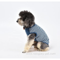 Ocean Style Knitted Fabric Striped Pet Apparel